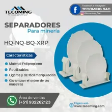 SEPARADORES ORGANIZACIÓN EFICIENTE DE MUESTRAS MINERALES