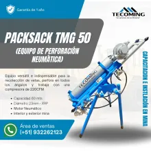 EQUIPO VERSATIL PARA MINERIA PACKSACK
