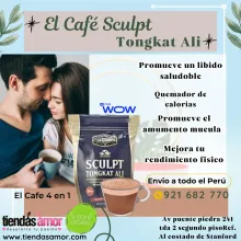 Café instantáneo tongkat ali Vida Divina Café Soluble Sculpt Tongkat Ali