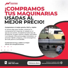 COMPRAMOS MAQUINARIAS