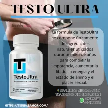 Testo Ultra Potenciador Aumenta La Testosterona ORIGINAL 