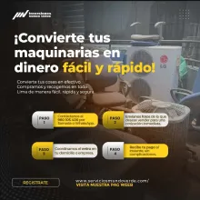  Compramos tus maquinaria al mejor precio 