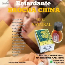 BROCHA CHINA - RETARDANTE POTENCIADOR - TIENDAS AMOR - PLAZA NORTE 