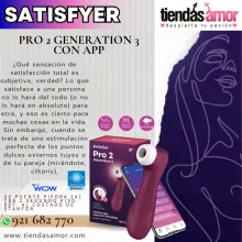 Satisfyer Pro 2 Generacion 3 Vibrador con Applicativo