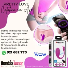 Pretty Love Catalina con App huevo de amor recargable controlado por aplicación de 12