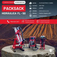 PACKSACK HIDRÁULICA FL50 trabajos en socavón 