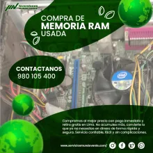 COMPRAMOS MEMORIAS RAM 