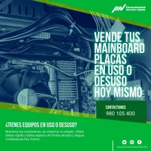 COMPRAMOS PLACAS MAINBOARD 