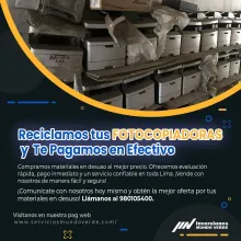 COMPRAMOS FOTOCOPIADORAS