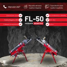 PACKSACK NEUMATICA FL50 trabajos en industria minera 