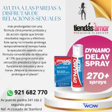 DYNAMO DELAY ES LA SOLUCIÓN SIMPLE SEGURA Y EFECTIVA PAREJAS A DISFRUTAR DE RELACIONES 