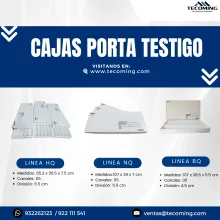 CAJAS PORTATESTIGO CARTÓN PLAST - LIGERAS RESISTENTES Y LAVABLES