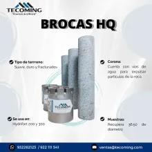 BROCAS HQ - PERFORACIÓN PRECISA Y DURADERA EN EXPLORACIÓN MINERA