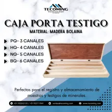 CAJA PORTATESTIGO MADERA BOLAINA - ALMACENA Y PROTEGE TUS NÚCLEOS DE PERFORACIÓN