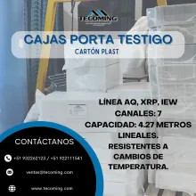 CAJA PORTATESTIGO CARTÓN PLAST - LIGERA RESISTENTE Y LAVABLE