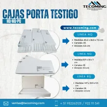 CAJAS PORTATESTIGO HQ NQ BQ - SEGURIDAD Y ORGANIZACIÓN PARA TUS MUESTRAS