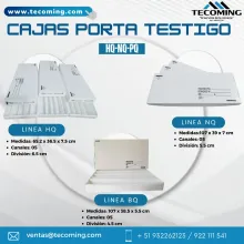CAJAS PORTATESTIGO CARTÓN PLAST - LIGERAS DURADERAS Y LAVABLES
