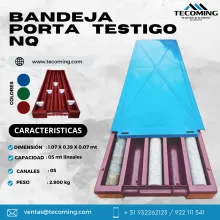 BANDEJA PORTATESTIGO NQ - RESISTENCIA Y ORDEN PARA TUS MUESTRAS