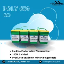 POLY 650 RD - MEJORA LA RECUPERACIÓN DE MUESTRAS EN PERFORACIÓN