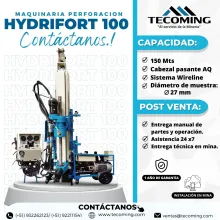 PERFORADORA DIAMANTINA HYDRIFORT 100 POTENCIA HIDRÁULICA PARA EXPLORACIÓN