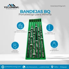 BANDEJAS BQ - PORTATESTIGO RESISTENTE PARA MINERÍA