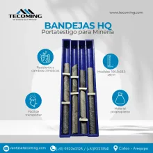 BANDEJAS HQ - PORTATESTIGO RESISTENTE PARA MINERÍA
