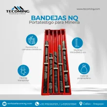 BANDEJAS NQ - PORTATESTIGO RESISTENTE PARA MINERÍA