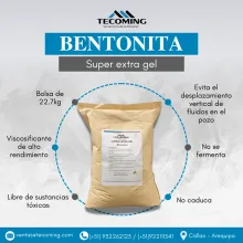 BENTONITA SUPER EXTRA GEL - OPTIMIZA TUS OPERACIONES DE PERFORACIÓN