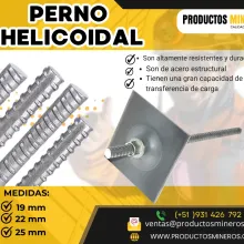 PERNOS HELECOIDALES - PERÚ