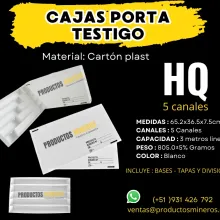 CAJAS PORTA TESTIGOS HQ - PRODUCTOS MINEROS 
