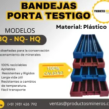 CAJAS PORTA TESTIGOS HQ - PRODUCTOS MINEROS 