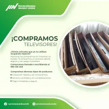COMPRAMOS TELEVISORES