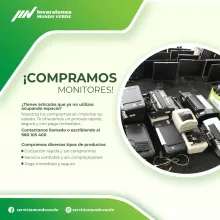 COMPRAMOS MONITORES