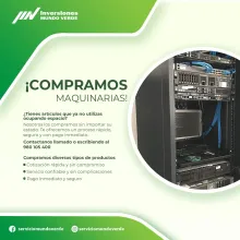 COMPRAMOS MAQUINARIAS