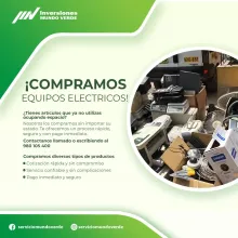 COMPRAMOS EQUIPOS ELECTRICOS 