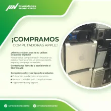 COMPRAMOS COMPUTADORAS APPLE 