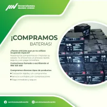 COMPRAMOS BATERIAS