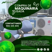 COMPRAMOS MAQUINARIAS