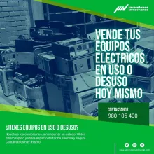 COMPRAMOS EQUIPOS ELECTRICOS 