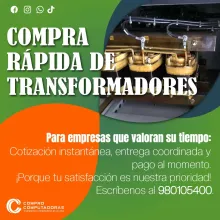 COMPRAMOS TRANSFORMADORES