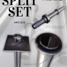 SPLIT SET CON PLACA DE SUJECION PROMINE PERU