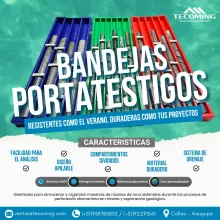 BANDEJAS PORTA TESTIGO - MINERÍA