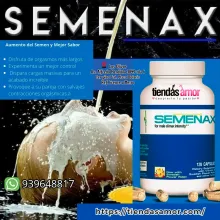 SEXSHOP SUPLEMENTO SEMENAX PARA AUMENTAR EL SEMEN Y MEJORARLO