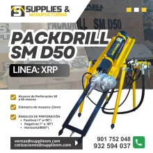 EQUIPO NEUMATICO PACKDRILL SM D50 PARA EXPLORACION