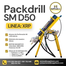 PERFORADOR NEUMATICO PACKDRILL SM D50 OPERACIONES MINERAS
