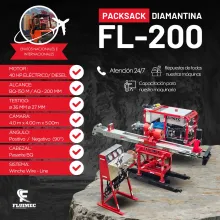 packsack diamantina fl-200 equipo para industria minera 