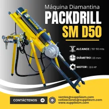 MAQUINA DIAMANTINA PACKDRILL SM D50 SUPPLIESM
