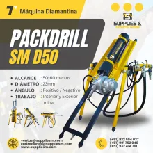 MAQUINA DIAMANTINA PACKDRILL SM D50 SUPPLIES
