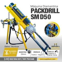 MAQUINA DIAMANTINA NEUMATICA PARA LA INDUSTRIA MINERA