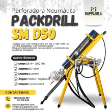 PACKDRILL DIAMANTINA NEUMATICO SM D50